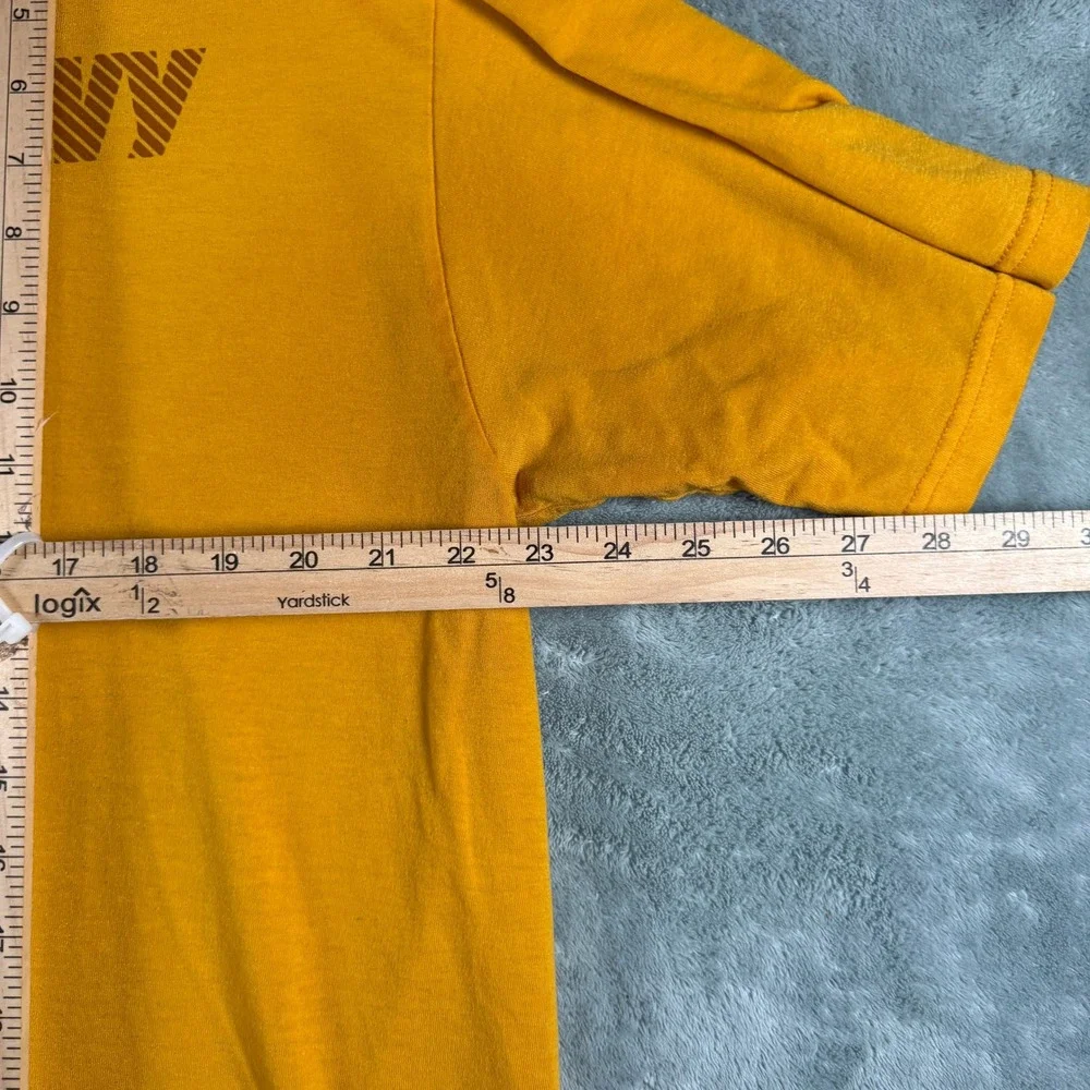 US Navy Originals Alpha Mills T-Shirt Mens XL Gold Yellow Short Sleeve NEX USA